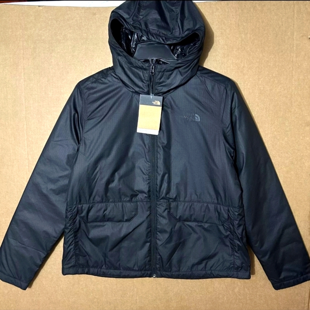 The North Face Auburn Insulated Hooded Jacket coat Circular Design Women M